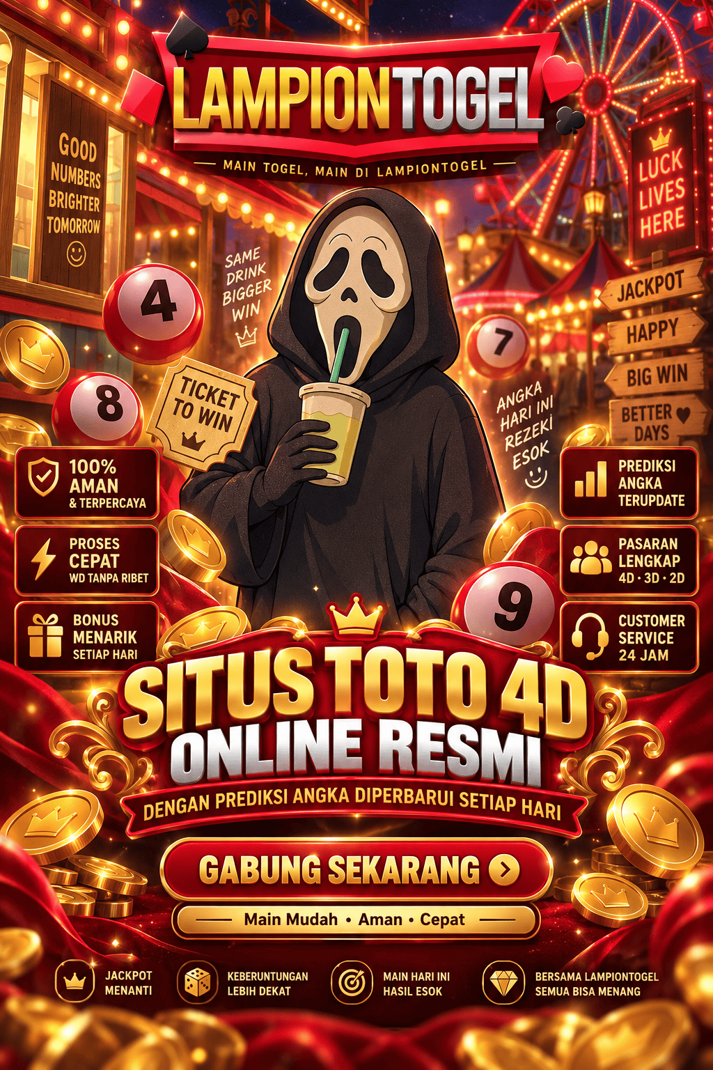 LAMPIONTOGEL | Situs Toto 4D Online Resmi dengan Prediksi Angka Diperbarui Setiap Hari